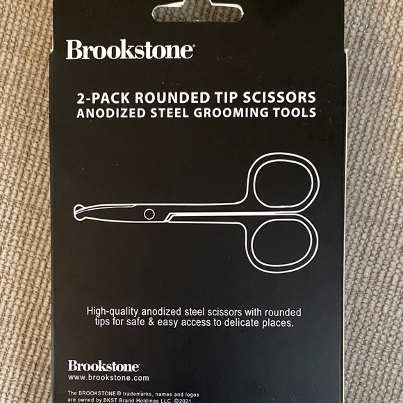 Brookstone Black Rounded Tip Scissors Set - Picture 3 of 3